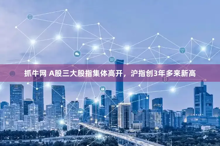 抓牛网 A股三大股指集体高开，沪指创3年多来新高